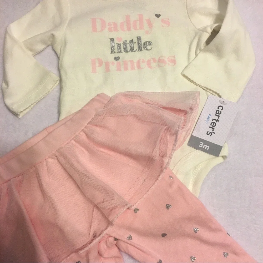 NWT daddy's little princess Carter's outfit‎ 18M